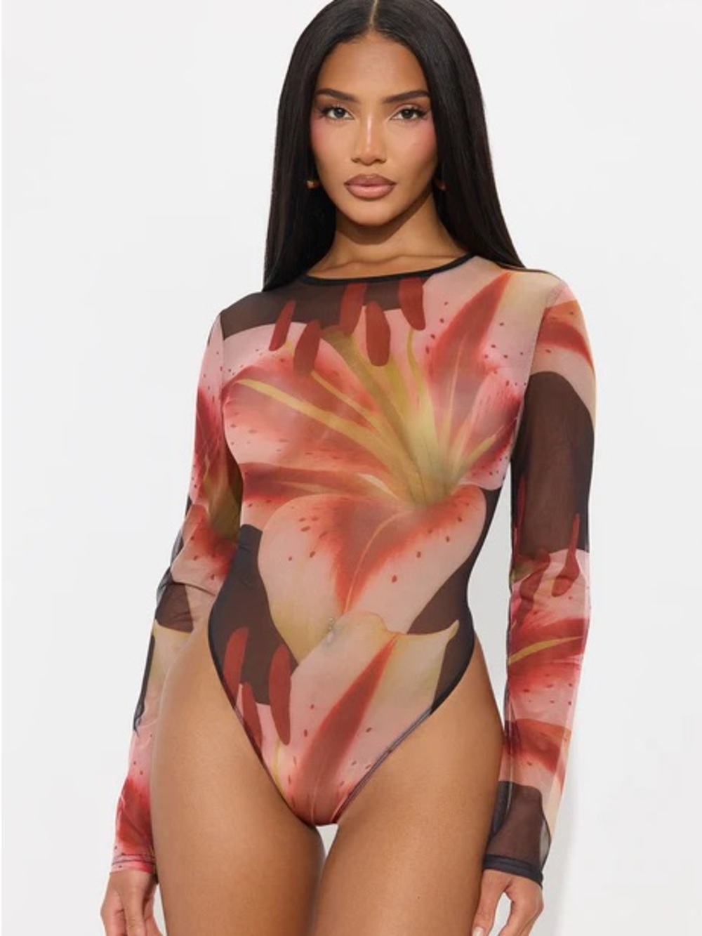 Le Flora Mesh Bodysuit NEW 🏷️